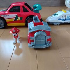 【USED】おもちゃ３点セット  パウパトロールありの画像