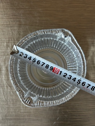 テイクアウト　アルミ深容器 丸内径14cm(1000枚)