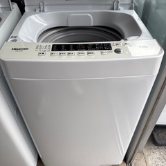 2024年　ハイセンス  洗濯機　4.5kg　の画像