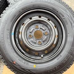 軽トラ、軽バン用スチールホイール　12インチ　スタッドレス　ハイゼット、エブリィの画像