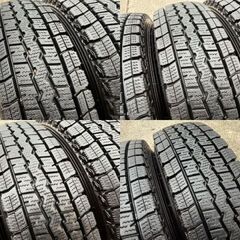 軽トラ、軽バン用スチールホイール　12インチ　スタッドレス　ハイゼット、エブリィの画像