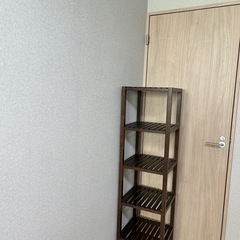 再値下げしました！IKEA コーナーラック　シェルフ　ブラウン　オープンラック　飾り棚の画像