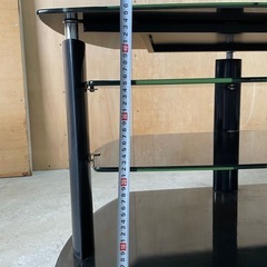 テレビ台　ガラス天板　横95cm 家具の画像