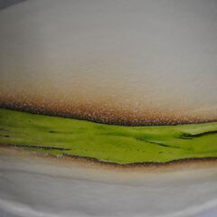 [1595] 景春窯　京焼き 清水焼　大皿　陶器　和食器の画像