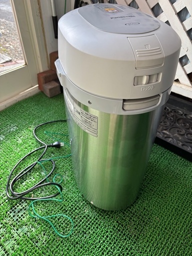 商談中　パナソニック 生ゴミ処理機 家庭用 コンポスト 温風乾燥式 6L シルバー MS-N53