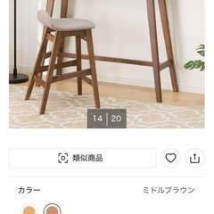 ニトリ カウンターチェア①の画像
