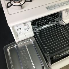 Paloma/パロマ ガステーブル エブリシェフ PA-360WHA-L ナチュラルホワイト 都市ガス用 2017年製 左強火 ガラストップ 25j菊STの画像