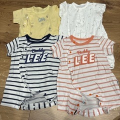 50〜70女の子ロンパースまとめ売りの画像