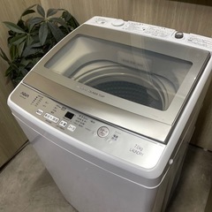 💥激安💥❗️配送•設置🉑❗️♻️処分撤去♻️AQUA 7KG洗濯機　2021年 AQW-GP70JJの画像