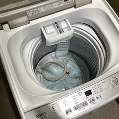 💥激安💥❗️配送•設置🉑❗️♻️処分撤去♻️AQUA 7KG洗濯機　2021年 AQW-GP70JJの画像