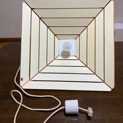 値下げしました！【中古/長期保管品/お引取限定】■ペンダントライト■角型■木製＋銅板枠■LUMICO山田照明■の画像