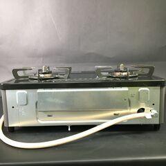 Rinnai/リンナイ 都市ガス用 ガステーブル RT34NJH 2021年製 ブラック/黒 ガラストップ 左強火 25j菊の画像