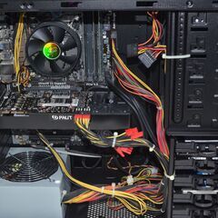 中古良品 自作ゲーミングデスクトップ/Windows11/core i7-4790/SSD256GB+HDD2TB/メモリ16GB/GTX970/DVDマルチ/デスクトップPCの画像