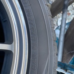 夏タイヤ　ホイールタイヤ４本セットの画像