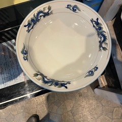 【引き取り限定】中古品　どんぶり　4枚セット　中華　龍の画像
