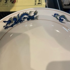 【引き取り限定】中古品　どんぶり　4枚セット　中華　龍の画像
