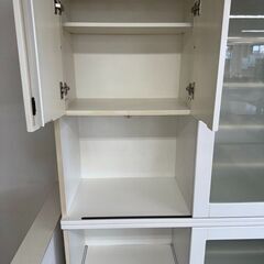 J3054　【リユースのサカイ柏店】　キッチンンボード　ホワイト　レンジ台　収納の画像