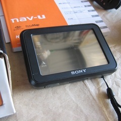 SONY ソニー　nav-u NV-U37　クレードル2個付き　バイク、自転車対応ナビの画像