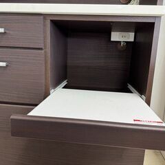 J3055　【リユースのサカイ柏店】　NITORI ニトリ　キッチンボード　RIPE90KB　レンジ台　食器棚の画像
