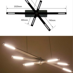 【新品未使用】シーリングライト ブラック又はホワイト 電気 オシャレの画像