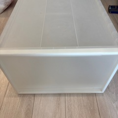 値下げ無印　衣装ケースの画像