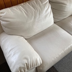 ニトリ　2人掛けソファ　あげますの画像