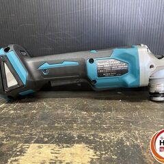 【久留米】【引き取り限定】【未使用品】makita マキタ GA408DRGX ディスクグラインダ 100mm バッテリ(18V/6.0Ah)×2・充電器・砥石・サイドグリップ・レンチ・ケース付の画像