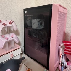 ゲーミングデスクトップPC RTX 3070 ピンクケースの画像