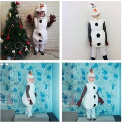
【新品】オラフ アナと雪の女王 コスプレ 仮装 100〜110cm Mサイズ ハロウィンの画像