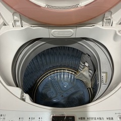 縦型洗濯機　
SHARP  6kg 2014年製 ES-GE60N-Pの画像