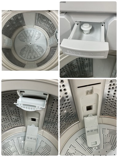 R084 ☀️ ジモティー限定特別価格！ HITACHI 洗濯機 （洗濯8.0㎏) 18年製 BW-V80B ⭐ 動作確認済 ⭐ クリ