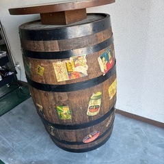 机　キャスター付き　立ち飲み机の画像