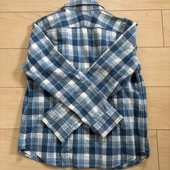 Spick & Span 青系チェック 長袖シャツの画像