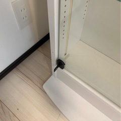 JAJAN コレクションケース　ガラスケース　ホワイト　ハイタイプの画像