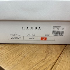 RANDA 白いピンヒールの画像