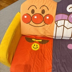 アンパンマン　バイキンマン　ソファ　子供用　キッズソファの画像