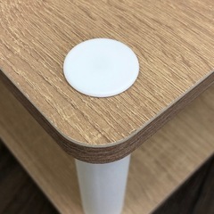 【訳あり品／組立済完成品】キャスター付きローテーブル　2段　の画像