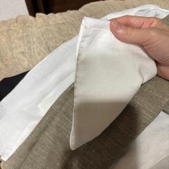 WASHホワイト 五分袖 オープンネックシャツ☆の画像