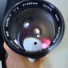良品　olympus ZUIKO MC AUTO-T 200mm F4　分解清掃済の画像