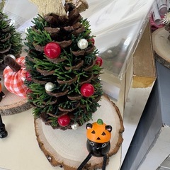 ハンドメイド👻松ぼっくりクリスマスツリーの画像