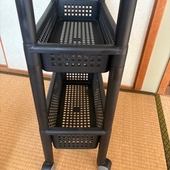 隙間収納　4段ワゴン　の画像