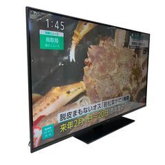 25C470_ジC【2023年製】Panasonic パナソニック 50V型 4K液晶テレビ VIERA TH-50MX900 映像機器 訳あり 現状品 中古の画像