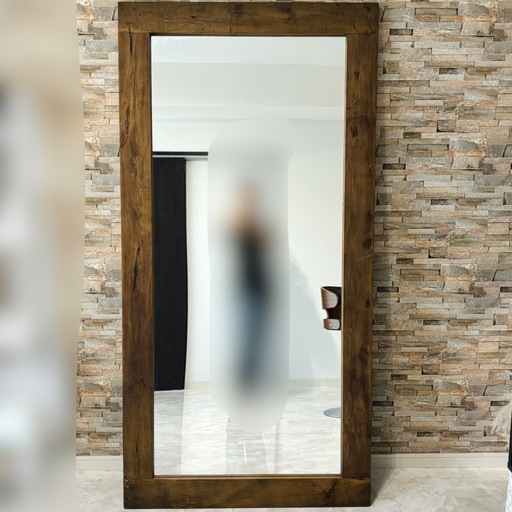 大きめ立て掛け姿見/全身鏡/ミラー