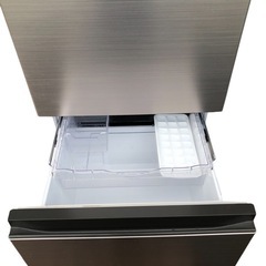 日立 冷蔵庫 3ドア 265L R-27RV-N 22年製 右開き まんなか野菜室の画像