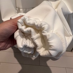 ペプラムデザインパーカーM新品の画像