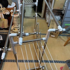 【美品】洗濯物ラック　スチールラック　多用途の画像