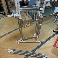 【美品】洗濯物ラック　スチールラック　多用途の画像