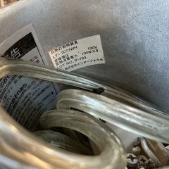 おしゃれ💐白熱灯照明💡LT-2073WHペンダントライト家具天井照明汚れ・傷あり💦白シルバーの画像