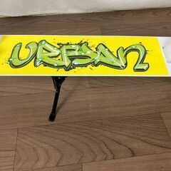 URBANS　キックバイク　スタンド　カラーイエロー　折り畳み可能　耐荷重90㎏の画像