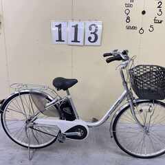 113整備済新基準パナソニック電動アシスト自転車26インチ中古車の画像